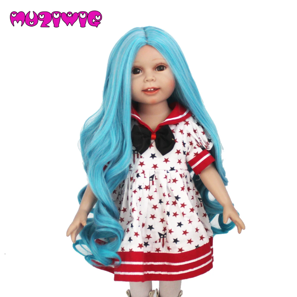 Кукла с длинными волосами корейский стиль высокотемпературный длиной головы 26