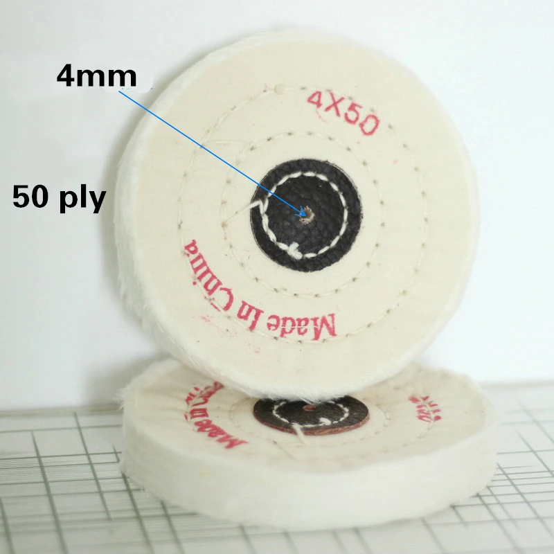 5 pcs 4'' 100mm Sawing Cloth Polishing Wheel for Various Glazing