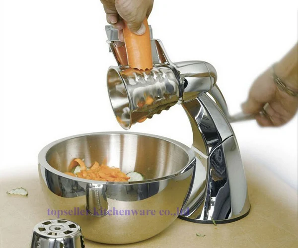 

Newest type stainless salad cutter,speedy chopper fruit vegetables slicer,vegetable cutter,chopper slicer with five blades