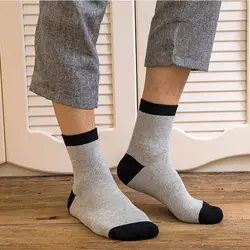 Covrlge 2019 осень зима Meias бизнес сшивание цвет простой дизайн мужские носки мягкий хит продаж 10 пар/лот носки NWM050