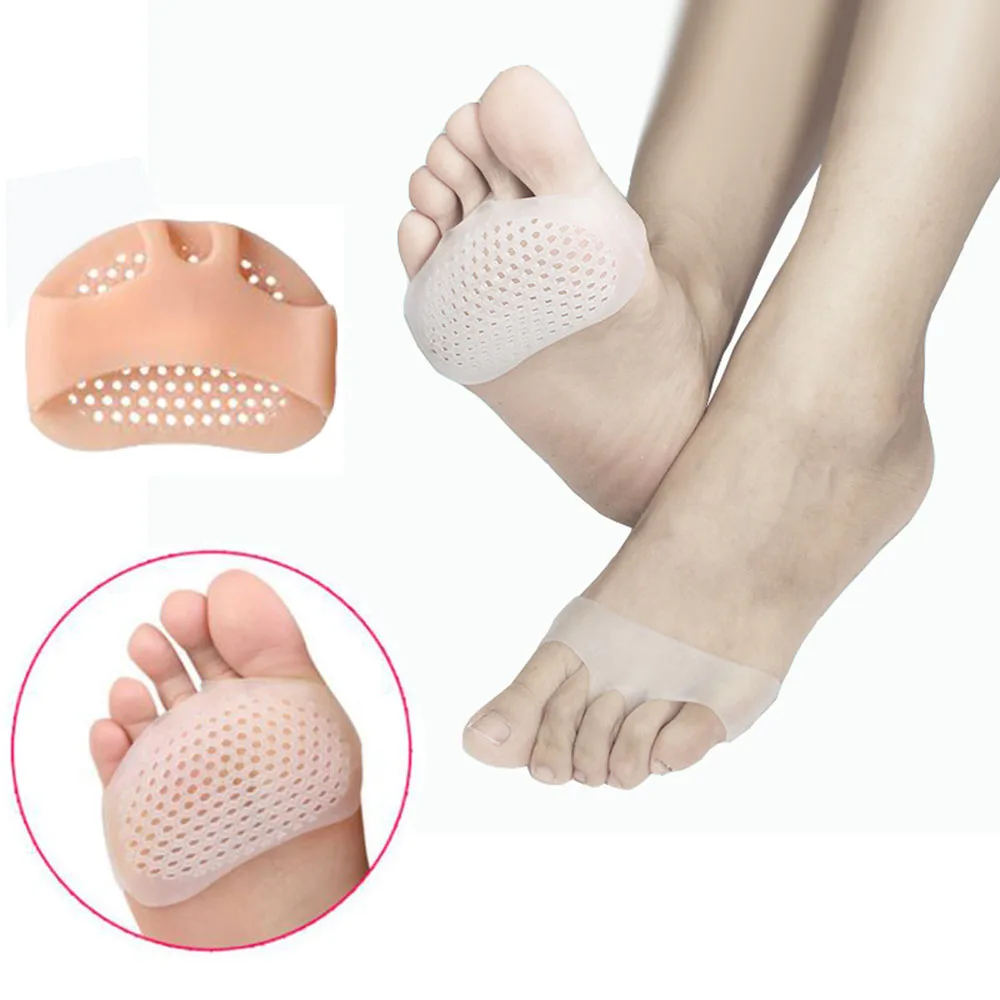 

1Pair Silicone Toe Separator Bunion Splint Beehive Shaped Forefeet Sleeve Cushion Metatarsal Pads for Feet Pain Relief Foot Care