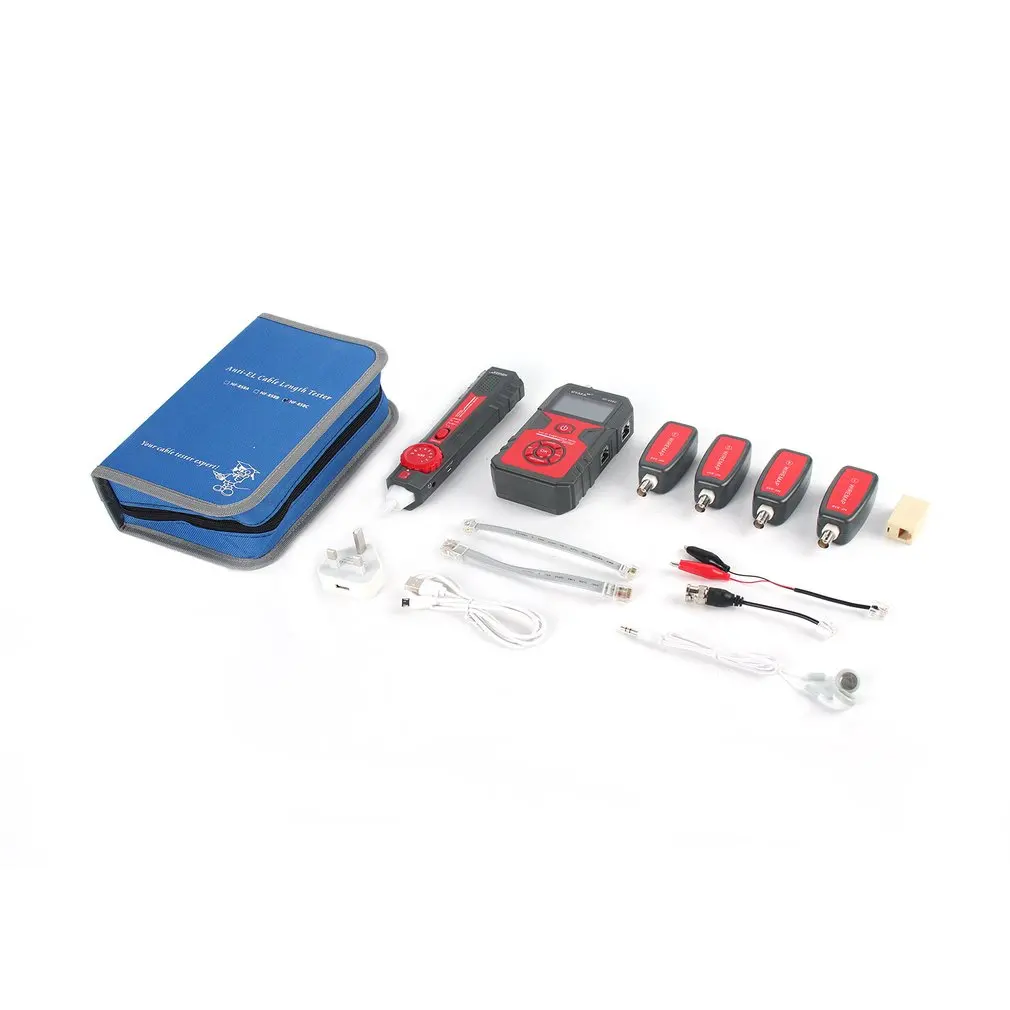 

NF-858 Cable Line Locator Portable Wire Tracker Cable Tester Finder For Network Cable Testing RJ11 RJ45 BNC Cable Line