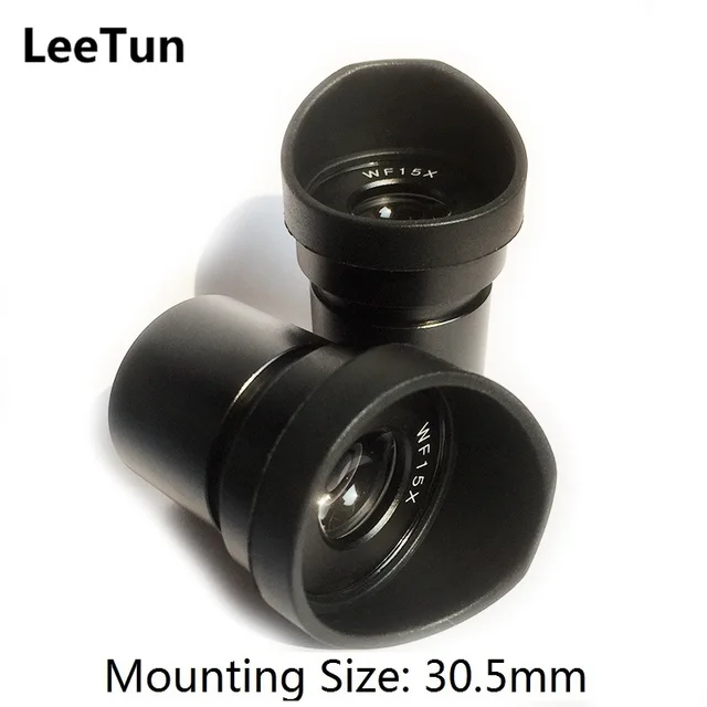Two Pieces Wide Field WF10X Eyepiece Optical Lens for Stereo ...