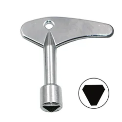 Clé à clé triangulaire intérieure de haute qualité, clé de valve de compteur d'eau d'ascenseur, 