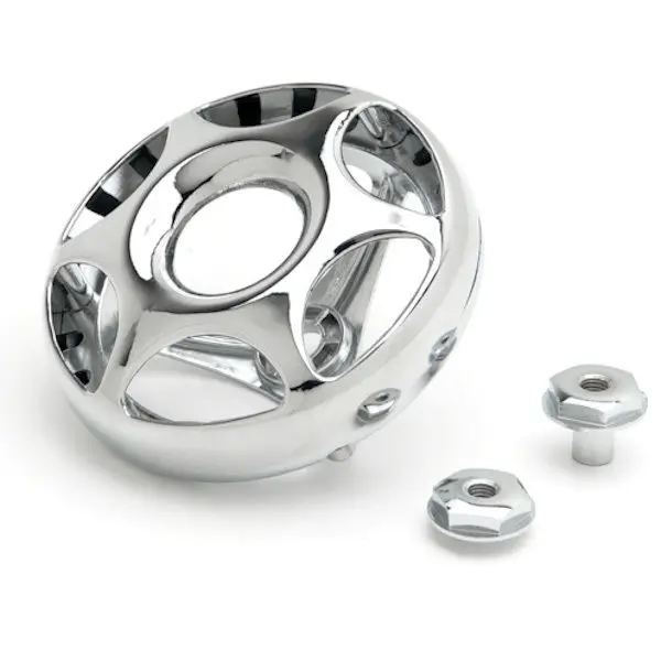 

Motorcycle Custom 3.25" Round Horn Cover Chrome For Yamaha v star 650 1998-2013