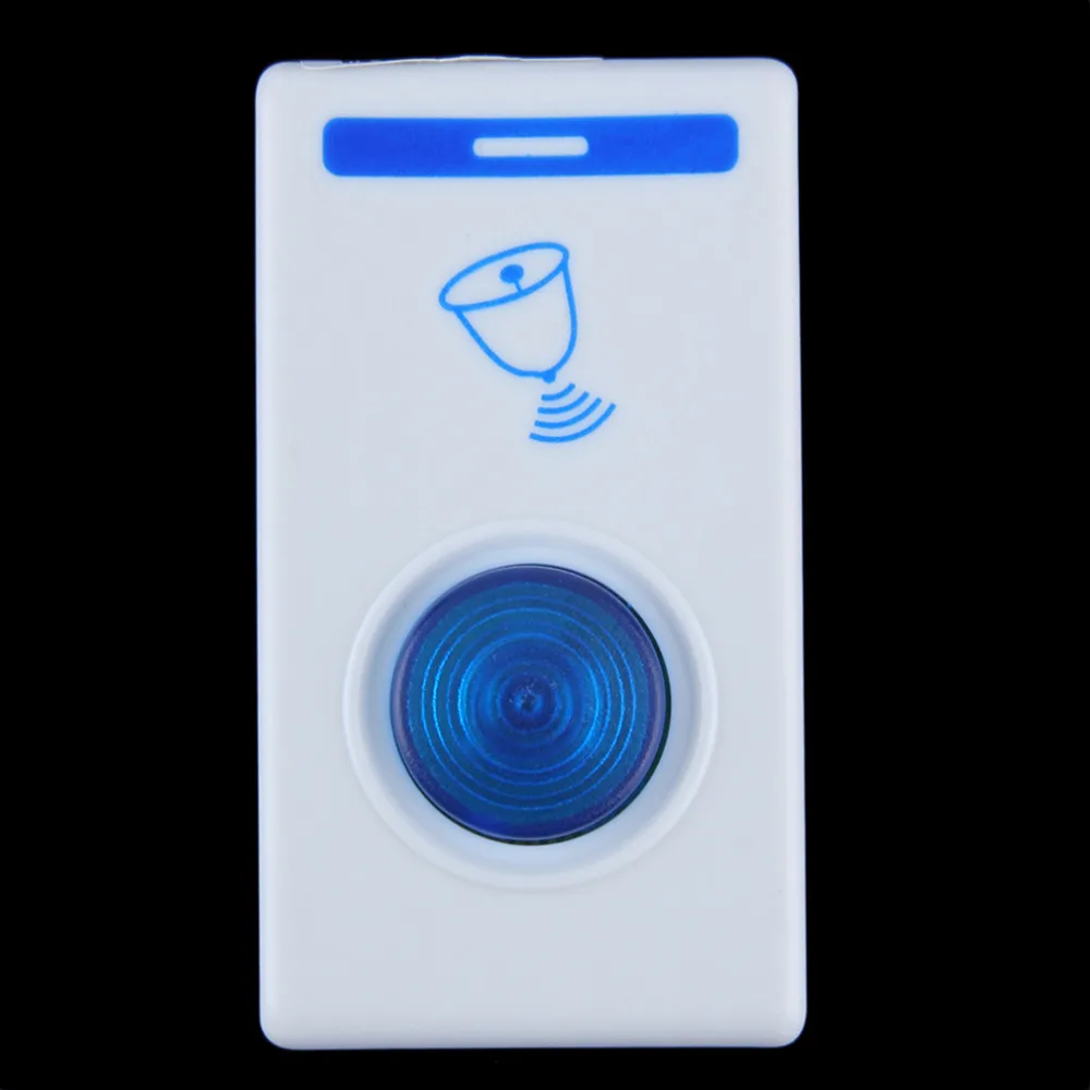

NFLC 2016 Waterproof Twin Dual Portable Digital LED Wireless Remote Control Doorbell Door Gate Cordless 32 Chime Song 100M Range