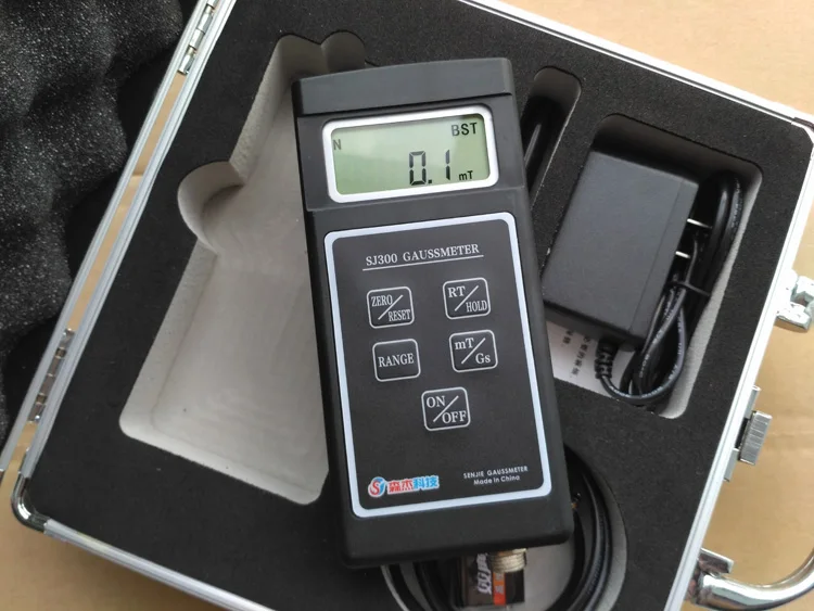 

SJ300 BST200H Residual Magnetic Residual Magnetic Measurement Gauss Meter, High Precision Magnetic Field Tesla Meter