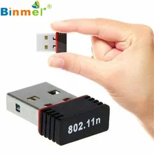 Горячая беспроводной 150 Мбит/с USB адаптер WiFi 802.11n 150 м Сетевая Lan Карта U0302