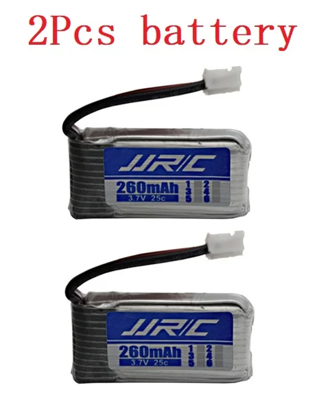 Аккумулятор JJRC H36 3,7 V 260mAh для JJRC E010 E011 E012 E013 Furibee F36 RC части квадрокоптера Lipo батарея и зарядное устройство - Цвет: Синий