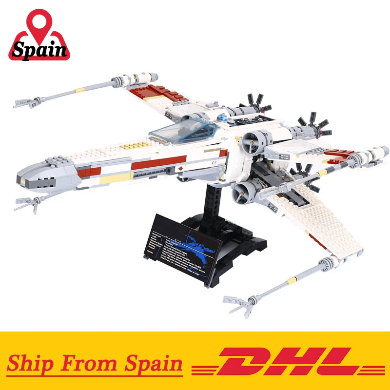 

Star 05039 Wars UCS Rebel Red Five X wing Starfighter Set Compatible With Legoing 10240 Building Bricks Christmas Toy Kids Gifts