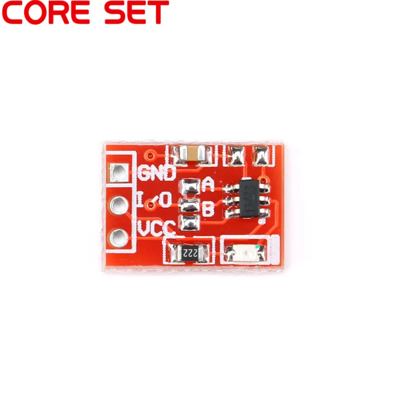 5/10 шт. TTP223 сенсорная клавиша модуль автоматического включения света сенсорная кнопка емкостные переключатели самоблокирующийся/без блокировки емкостный сенсорный выключатели сенсорная кнопка