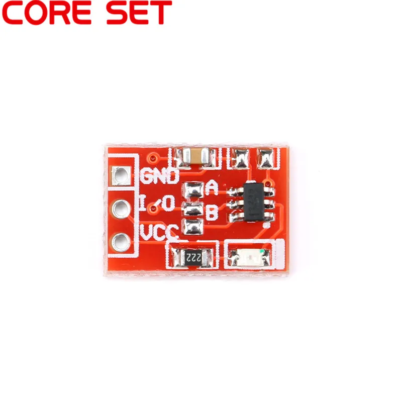 

10Pcs TTP223 Touch Key Switch Module Touch Button Capacitor Switches Self-Locking/No-Locking Capacitive One Single Channel