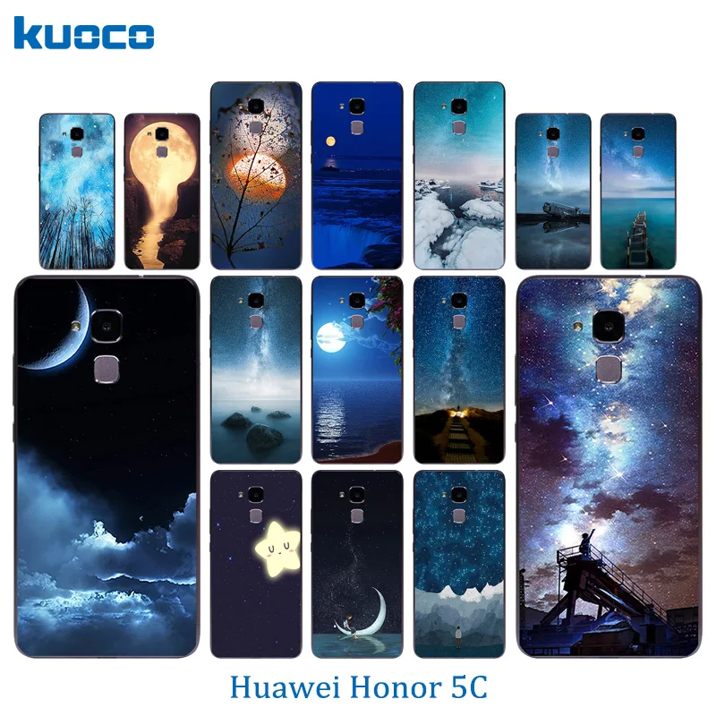 5 2-дюймовый чехол для телефона Huawei Honor 5C прозрачный мягкий силиконовый 7 Lite GT3