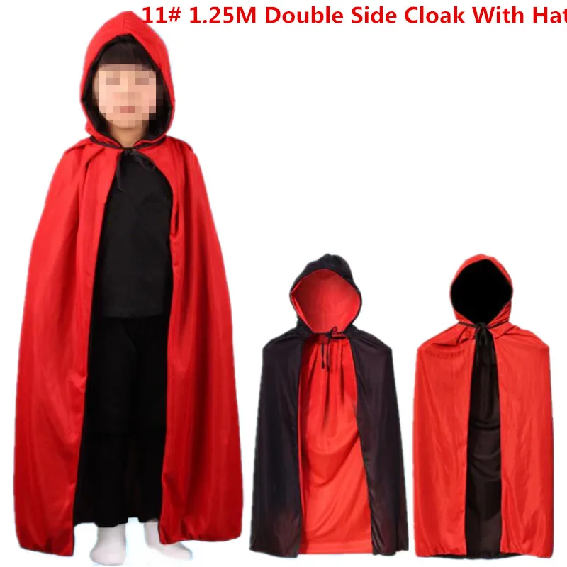 Cosplay&ware Kids Adults Black Red Death Devil Vampire Cloak Stage Performance Birthday Party Cosplay Costume Halloween Christmas Xmas -Zentai shop online