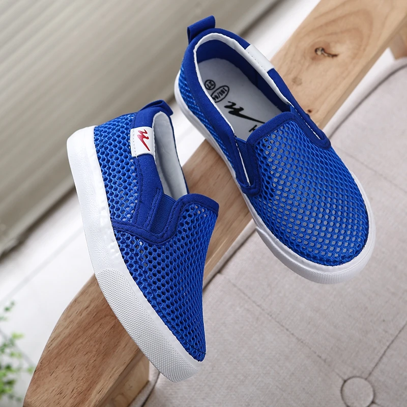 

New Baby Summer Flat Shoes Air Mesh Running Casual Shoes Soft Breathable Sandals Sneaker Beach Shoes Children Cut-outs Girl Boy