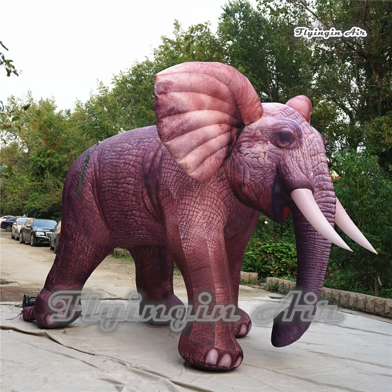 

Customized Giant Inflatable Elephant 2m/3m/5m Height Blow Up Artificial Animal Air Blown Elephant For Parade Show And Event