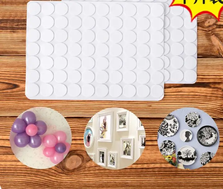 

70 Pcs Creative Round Seamless Multi-Function Double Sided Tape Thicken Household Sticky Foam Sticker