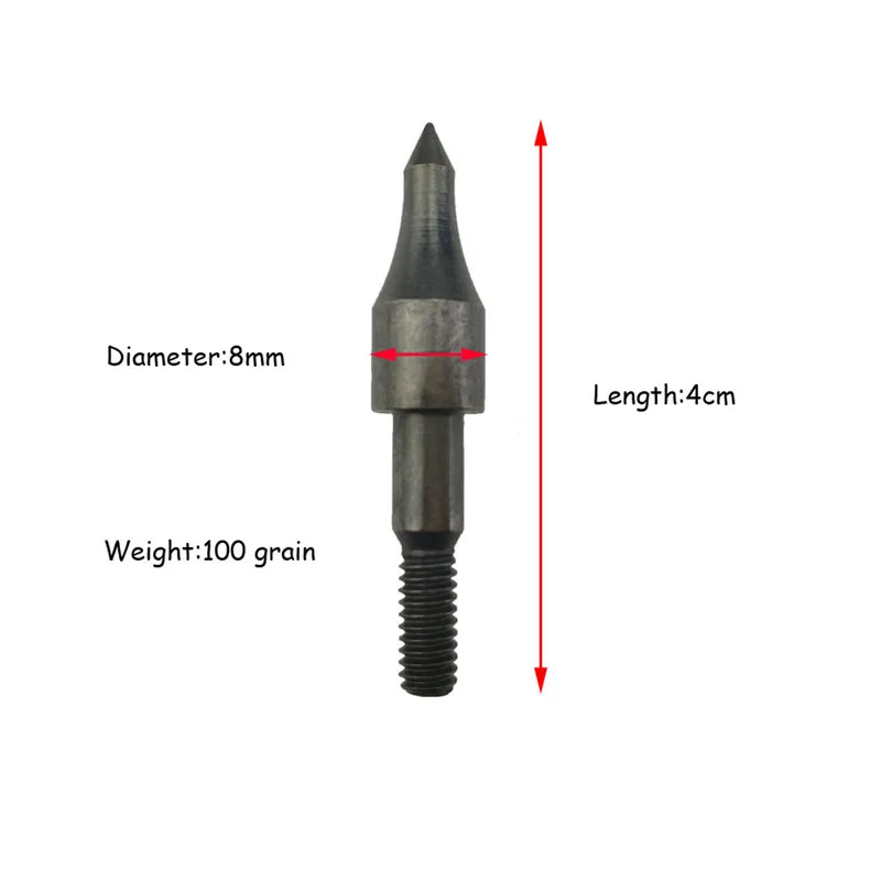 20pcs Archery Arrowhead Practice 100 Grain Target Broadhead Hunting 8mm Arrow Field Point Tips Archery Accessories 20pcs Archery Arrowhead Practice 100 Grain Target Broadhead Hunting 8mm Arrow Field Point Tips Archery Accessories