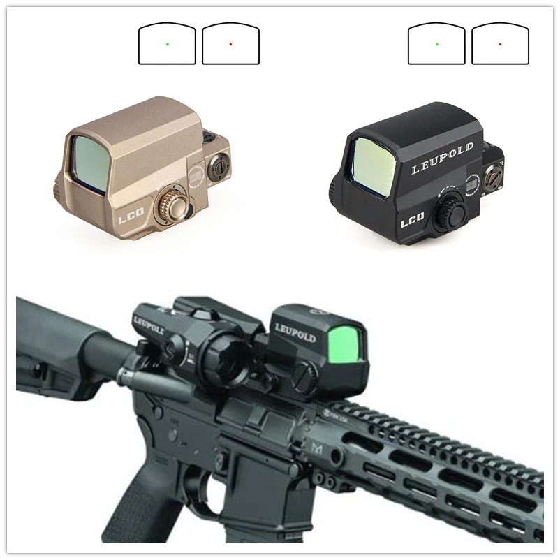 

LEUPOLD LCO Red green Dot Sigh sightingtelescope Sight Tactical Riflescope Fits Any 20mm Rail Mount Hunting Scopes Reflex Sight