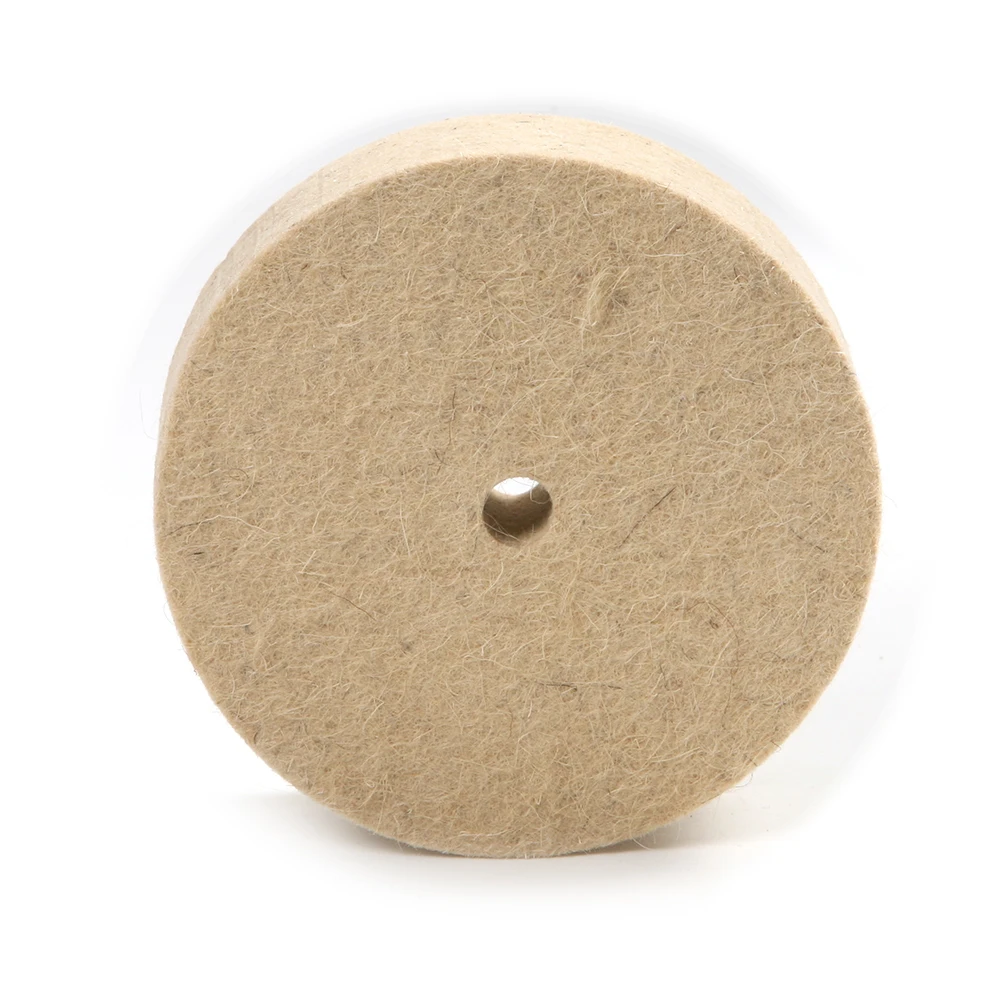 Atoplee 1 шт. 100 мм полировальная подушечка из шерсти колеса для ювелирных изделий Dremel шлифовальные вращающиеся инструменты диск, бесплатная