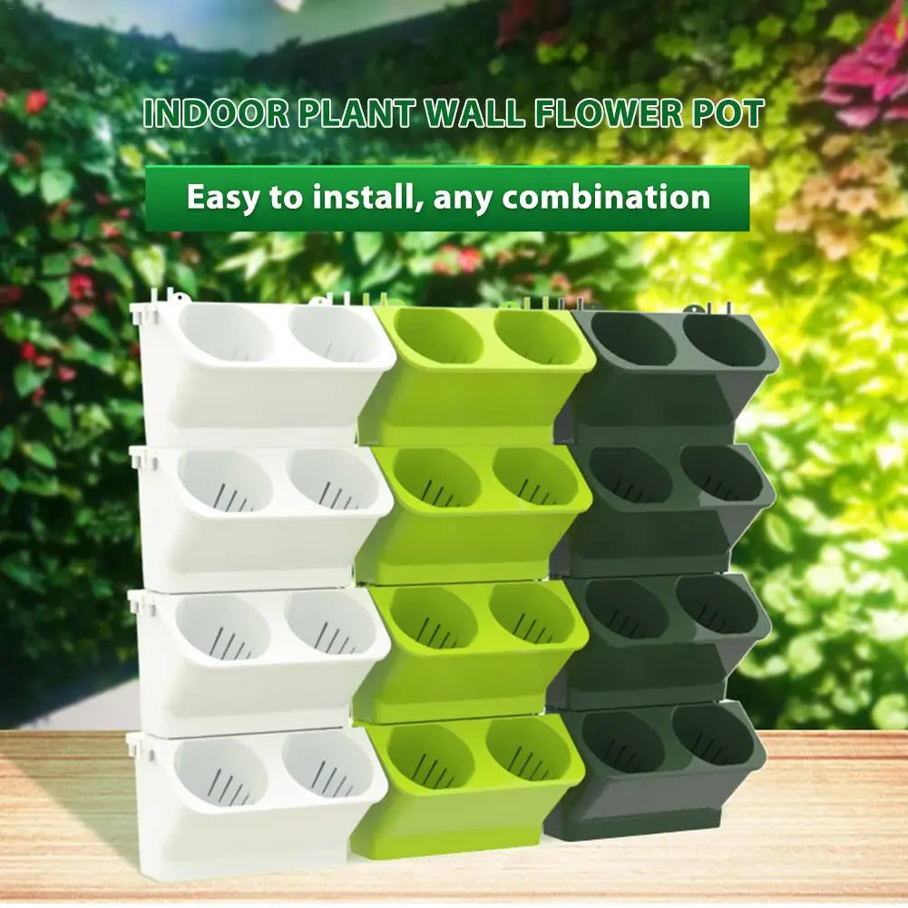 

Wall Mounted Plant Flowerpot Interior Decoration Living Room Balcony Greening Planting Box Hanging Planter Vase Wall Hanging