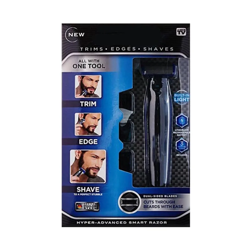 Дропшиппинг микро сенсорный SOLO перезаряжаемая Бритва для мужчин Личная Чистящая Бритва для волос триммер и гипер-продвинутая «Умная» бритва