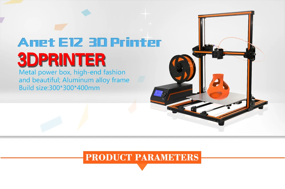 Anet A8 Plus E16 E12 E10 Большой размер Настольный FDM DIY 3d Принтер Комплект Prusa i3 Impresora 3D Imprimante 3D простая сборка