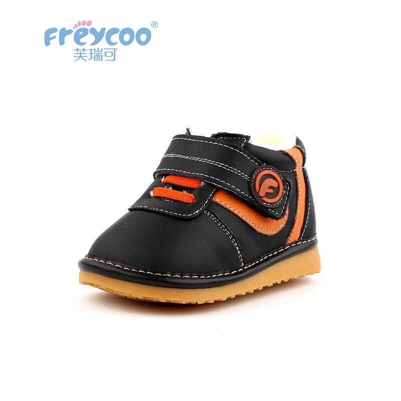 Freycoo 2018 New Fashion Winter Baby Kids Shoes For Boys Walk With Sound Children Cool Boots
