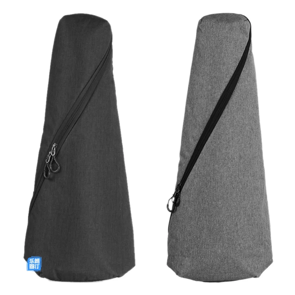 Longteam Simple Design Pure Color Gig Bag Double Shoulder Straps Nylon Ukulele Carrying Case for 21/23/26 Inch Ukelele