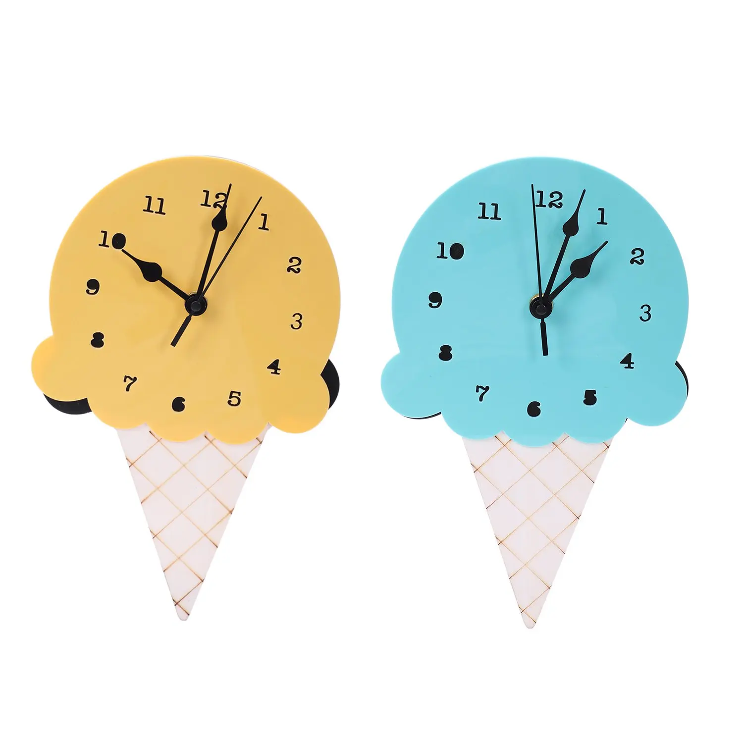 стильные настенные часы в детскую. часы мороженое. часы в детскую из дерева. часы в форме мороженого. мороженое часы картинки.