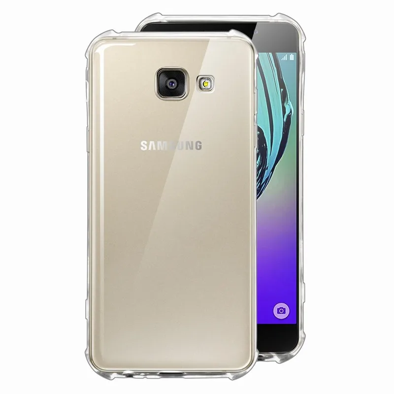TPU Gel Silicone Defender Shell Back Protective Cover For Samsung Galaxy A5 2017 Case A520F 5.2 Clear Mobile Phone Accessories |