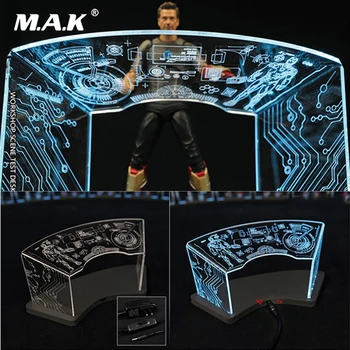

6'' Desk 1/12 Comicave SHF Iron Man Test Desk Workshop Scene Test Desk Table Model for Iron Man Figure Accessory