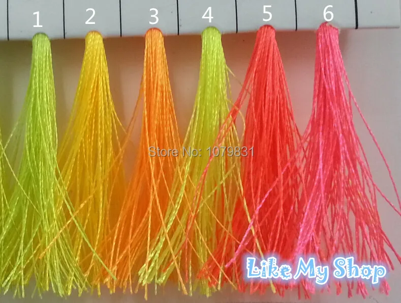 FREE SHIPPING bright neon color polyester embroidery machine thread