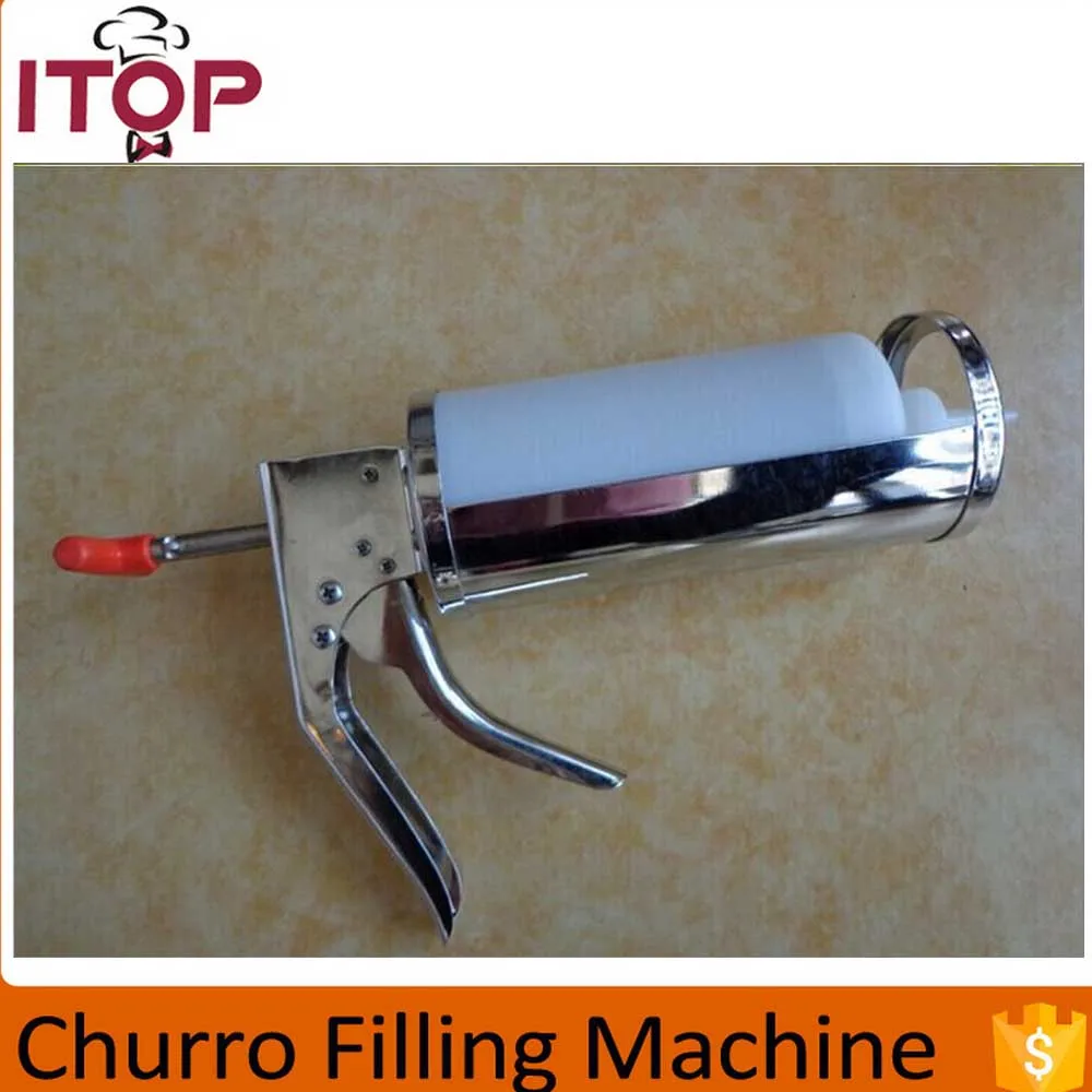 700ml Capacity Stainless Steel Manual Spain Churros Filling Machine Churros Filler Maker Kitchen Ac - 32973562117