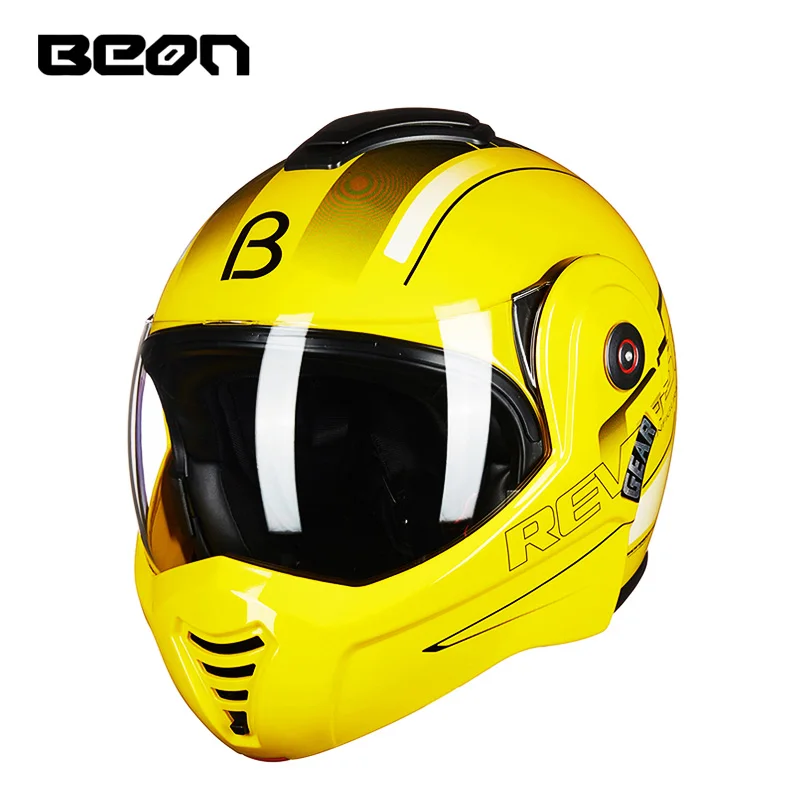 Vcoros модульный мотоциклетный шлем флип-ап винтажный мотоциклетный шлем персональный Полнолицевой Ретро гоночный шлем сменный шлем
