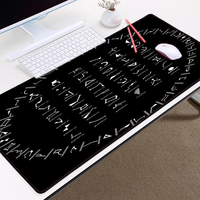 Congsipad Creative Pattern Mousepad STARGATE SG1 Code Symbol Table Mouse Mat 400x900 Big Size Movie Pattern Mice Mat Pad