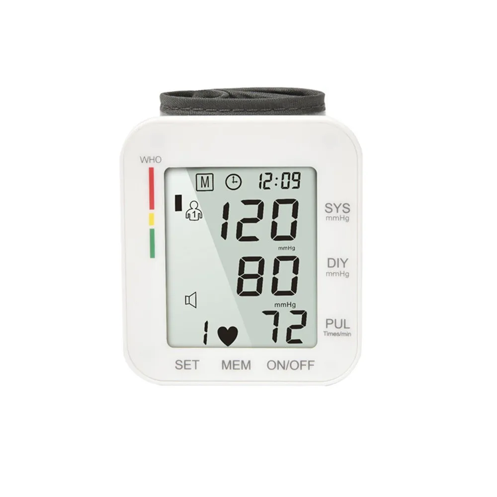 

Digital blood pressure Meter with heart beat rate pulse meter measure home use for middle-aged people