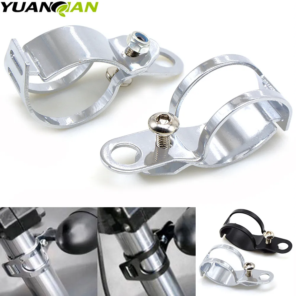 

Motorcycle Adjustable Billet Aluminum Turn Signal Light Brackets Flasher Blinker Indicators Holder Fork Mount Clamp 30MM-43MM