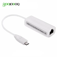 Micro USB для RJ45 Ethernet LAN сетевой адаптер 100 Мбит/с для планшетных ПК ноутбук для Android высокое качество RTL8152 IC