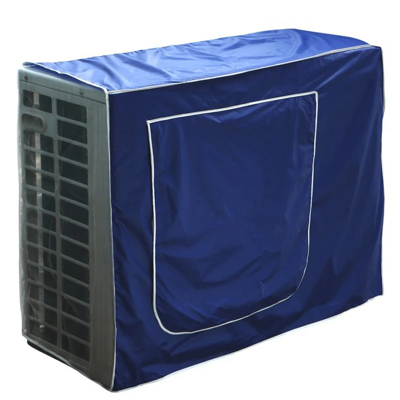 Outdoor Air Conditioners Weather Wrap Cover Enclosure Hood Wall Mounted Block Dust Rust Rain Snow Waterproof Cleaning Anti Dust Cover (4)