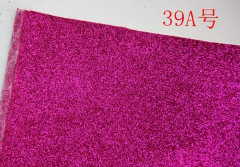 

hot pink Synthetic PVC glitter leather vinyl fabric material