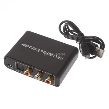 

HDMI ARC Audio Adapter Return Channel Digital to Analog 3.5mm L/R SPDIF Coaxail RCA Converter Extractor for TV