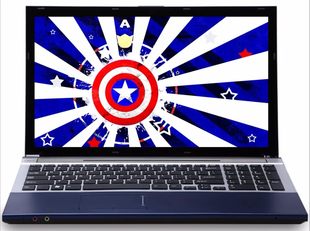 Meilleur 8g RAM 120g SSD 15.6 pouces 1920*1080 p Intel Core i7 CPU HD Graphique Ordinateur Portable De Jeu windows 10 Portable avec DVD RW Pour Home Office