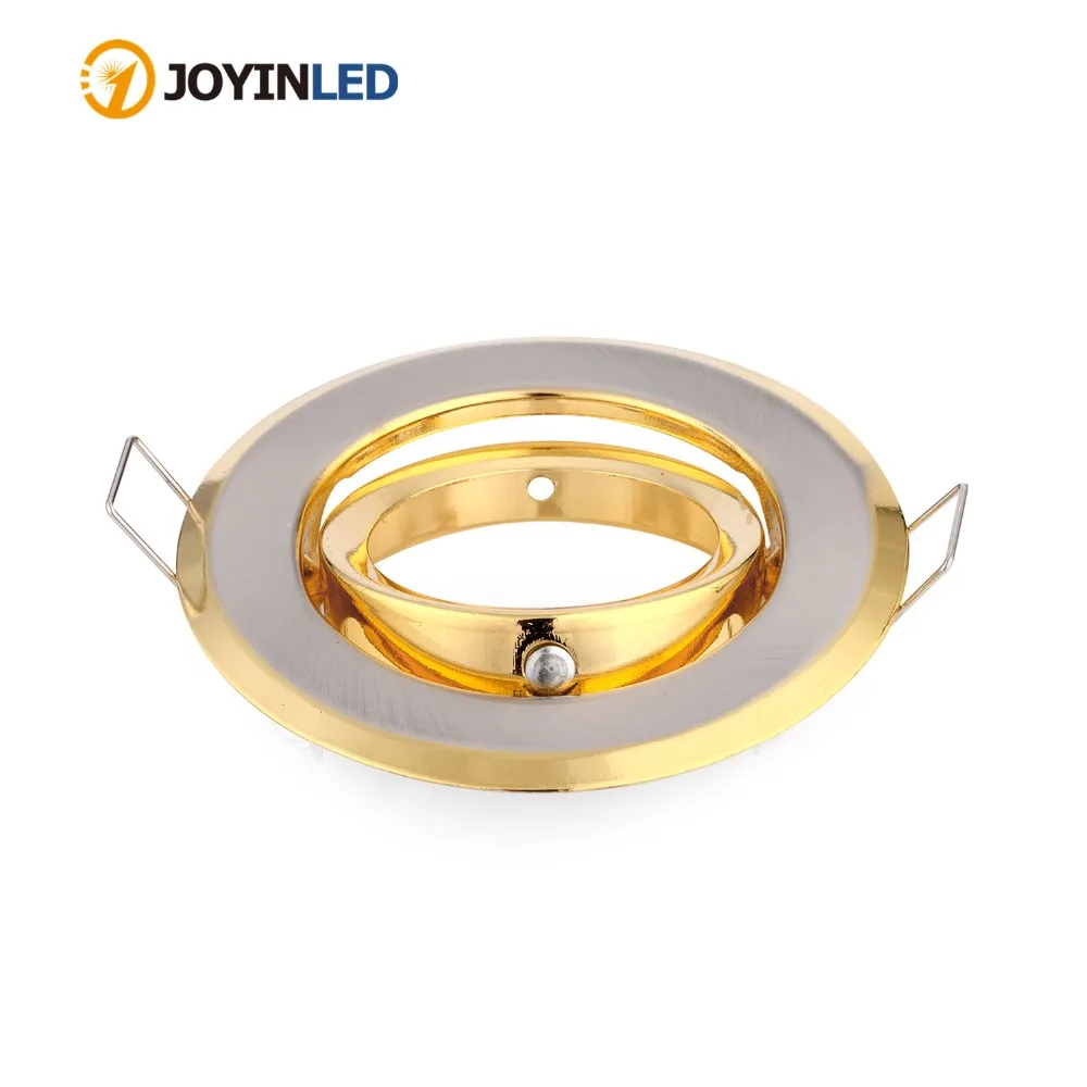 Us 1 75 12 Off Cheaper Golden Color Recessed Led Ceiling Fittings Led Spotlight Gu10 Mr16 Fixture Fame Trims In Lamp Bases From Lights Lighting On