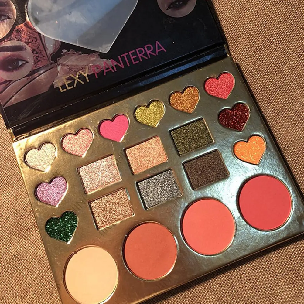 

HobbyLane 20 Colors Eyeshadow Palette Glitter Shimmer Matte Eyes Makeup Pigmented Powder Waterproof Eye Shadow
