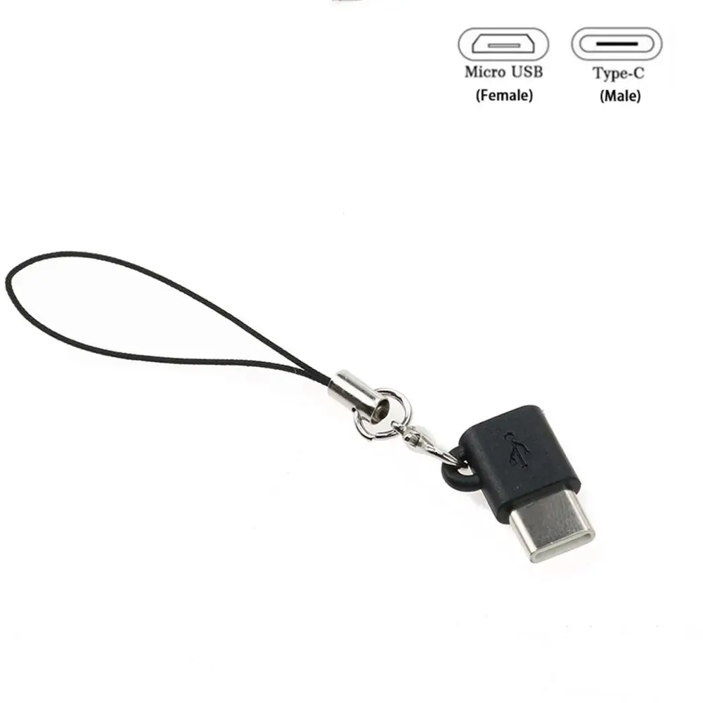 USB 3,1 type C OTG адаптер Micro USB мама к type C папа конвертер для samsung Galaxy Note 8 S8 Plus/A5/A7 /Oneplus 5 t/5 - Цвет: Black