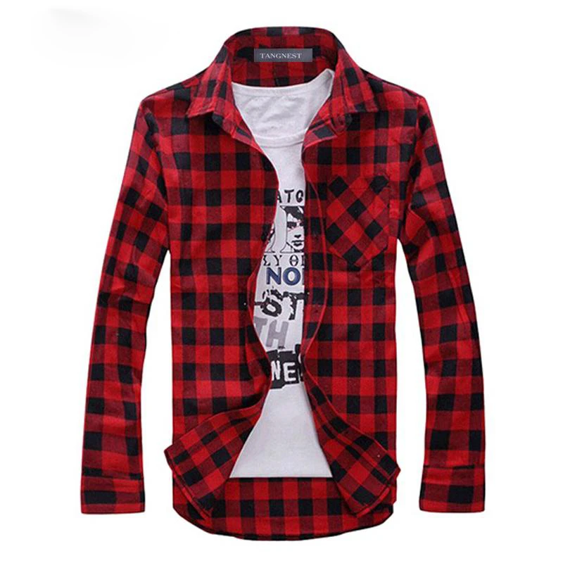 2019 جديد الخريف أزياء رجالي منقوشة قميص عارضة طويلة الأكمام يتأهل الاختيار قمصان الترفيه نمط الذكور الملابس 5 ألوان m-XXL 30