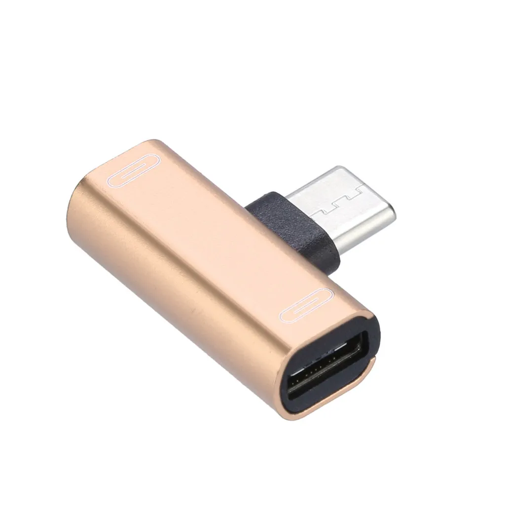 Аудиокабель USB C зарядное устройство 2 в 1 разъем типа к разъему Aux адаптер для