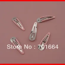 30 шт. 5,0 см белый горошек печати expoy светло розовый Металическая защелка с небольшим отверстием на никель бесплатно и свинца