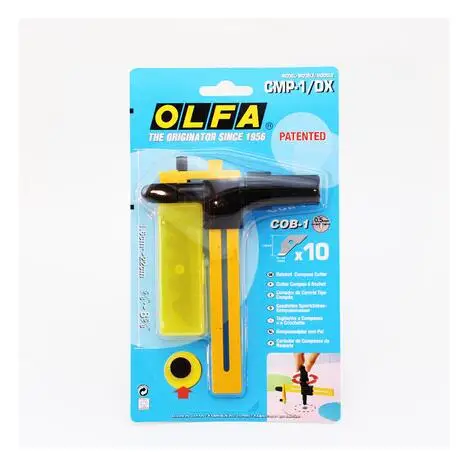 Сделано в Японии OLFA COB 1 резак с компасом лезвия/15 лезвий для упаковке CMP 1/DX
